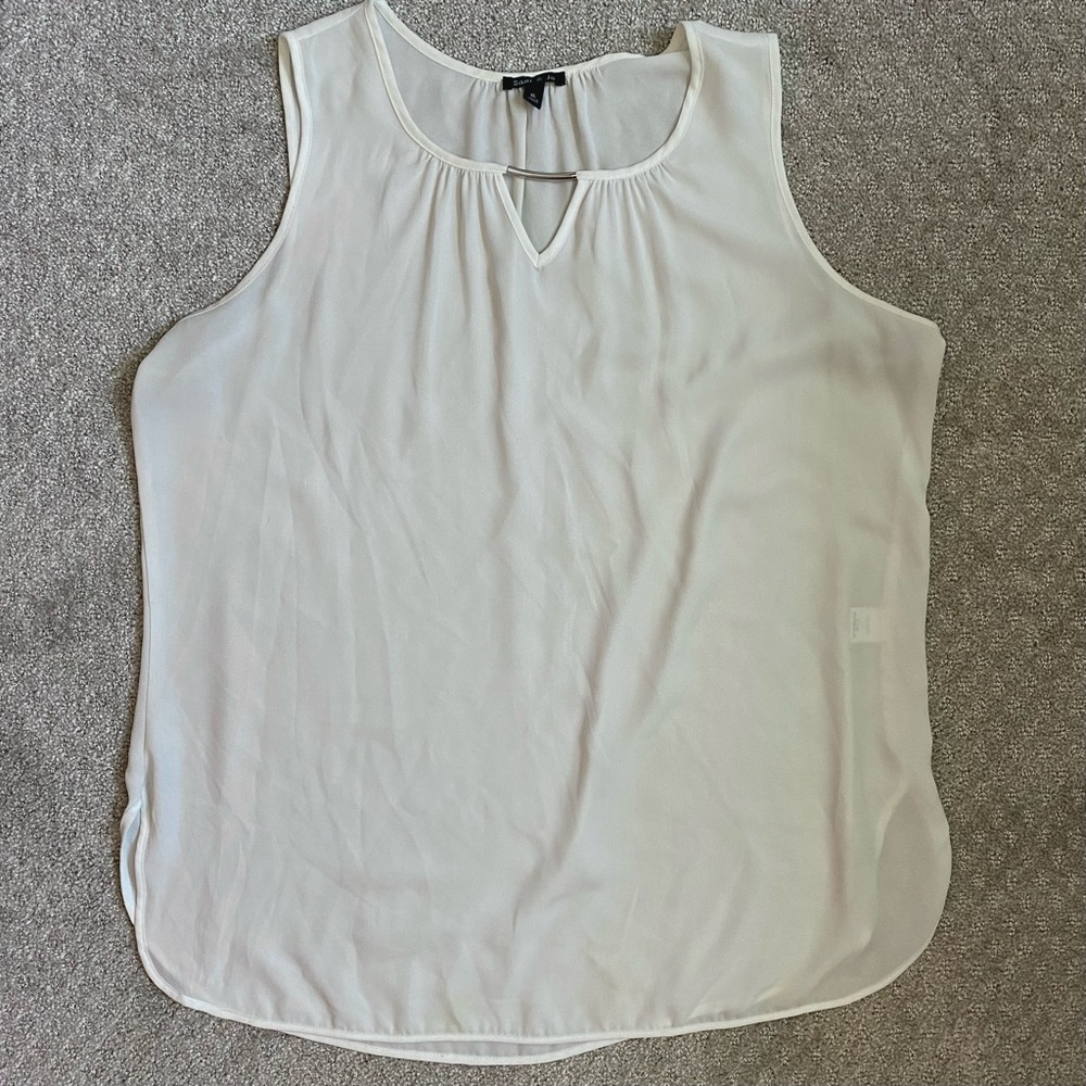 Sami & Jo white tank top